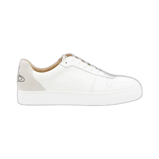 Logo-Print Calf Leather Sneakers