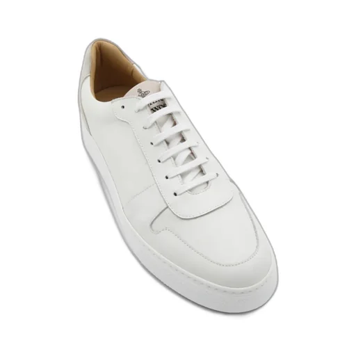 Logo-Print Calf Leather Sneakers