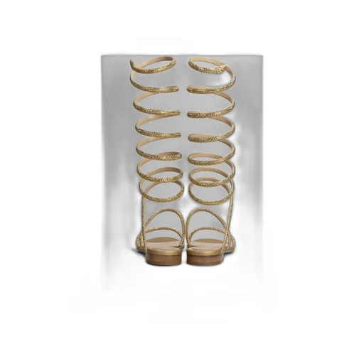 René Caovilla Supercleo Embellished Flat Sandals