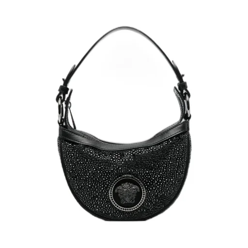 Versace Medusa-Motif Embellished Tote Bag