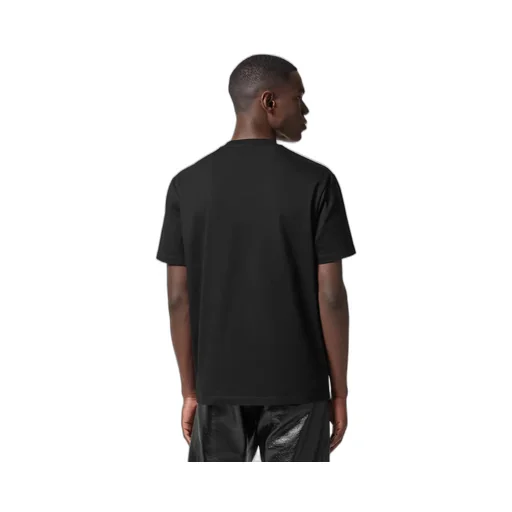 Versace Logo Embroidered Crewneck T-Shirt