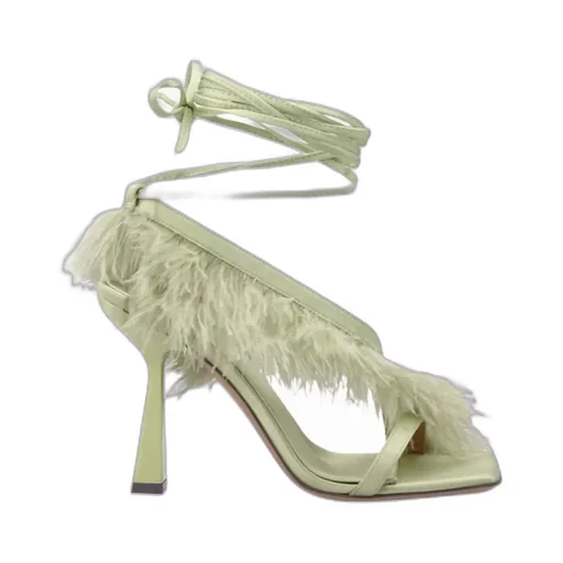 Sebastian Feather Tie Sandals