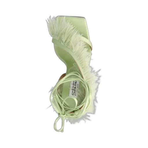 Sebastian Feather Tie Sandals