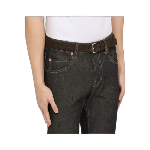 Prada Logo-Engraved Buckle Belt