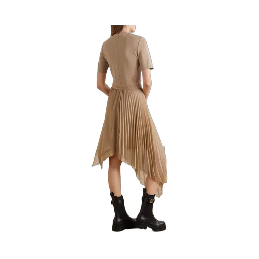 Asymmetrical Pleated Dress