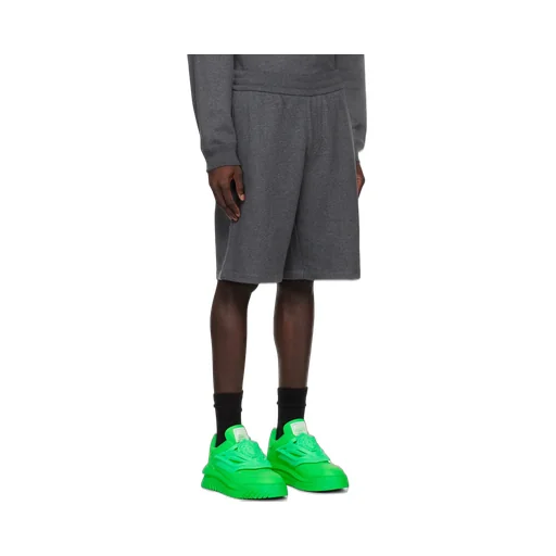 Logo-Print Cotton Knee-Length Shorts