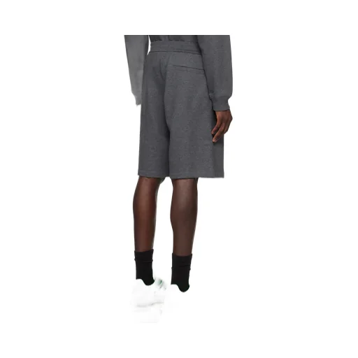 Logo-Print Cotton Knee-Length Shorts