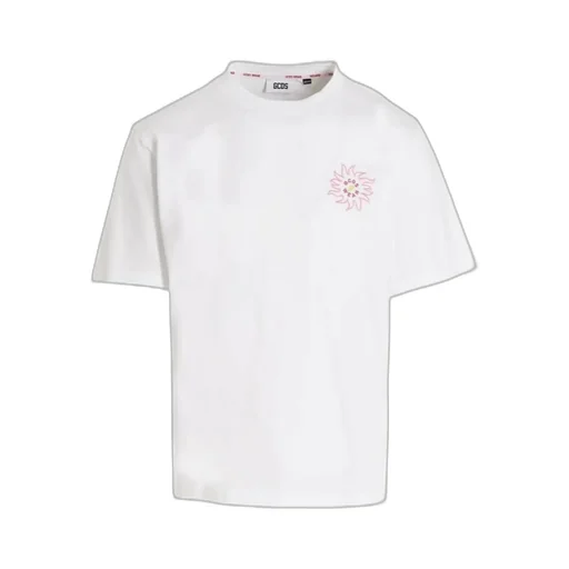 Gcds Surfing Weirdo Printed Crewneck T-Shirt