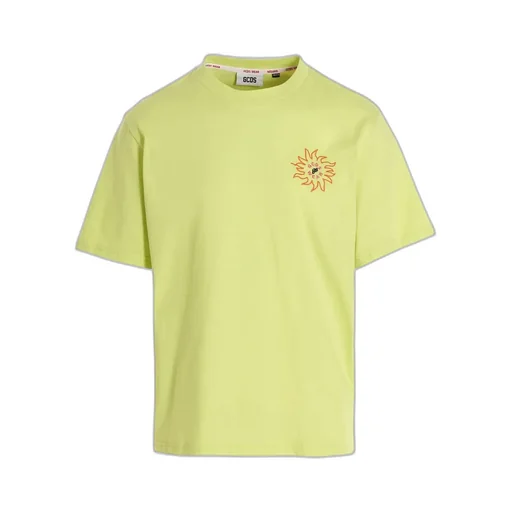 Gcds Surfing Weirdo Printed Crewneck T-Shirt
