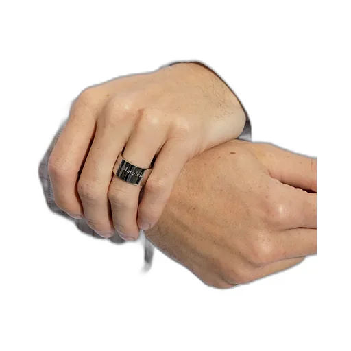 Maison Margiela Logo Engraved Ring