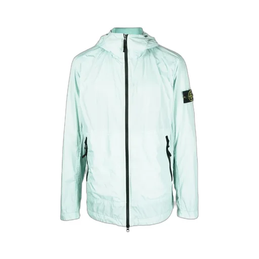 Compass-Patch Hooded Jacket