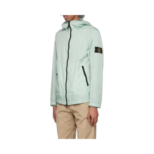 Compass-Patch Hooded Jacket