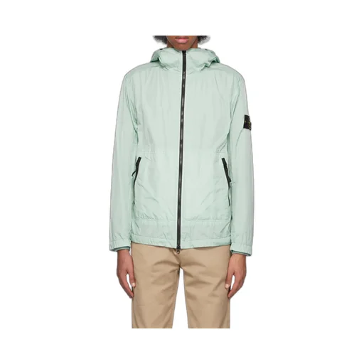 Compass-Patch Hooded Jacket