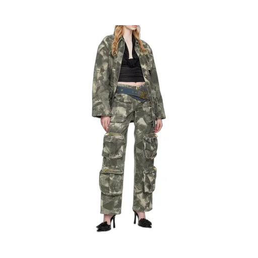 Jean Camouflage-Print Jacket