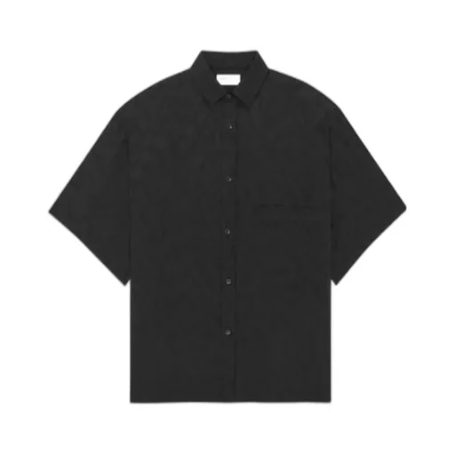 Saint Laurent Oversize Short-Sleeved Shirt
