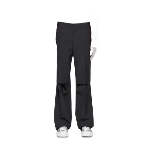 Givenchy Worn Effect Straight-Leg Trousers