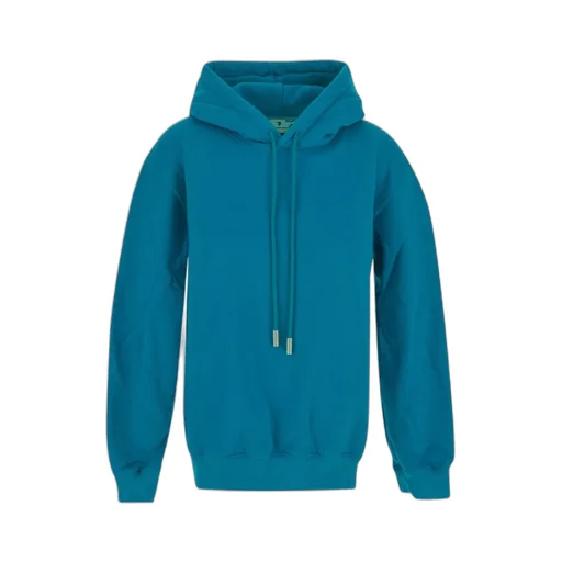 Diagonal-Stripe Drawstring Hoodie
