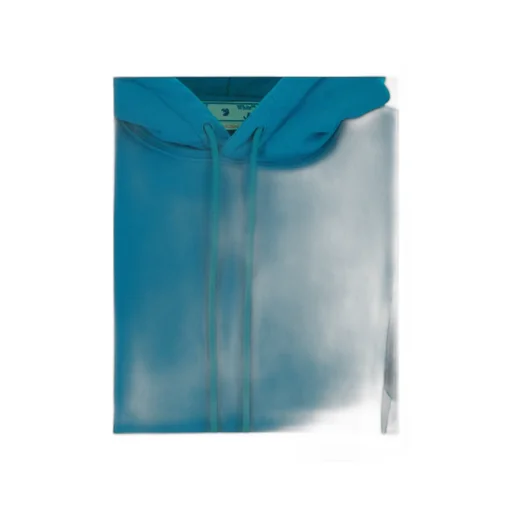 Diagonal-Stripe Drawstring Hoodie
