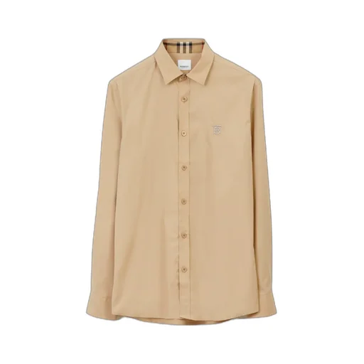 Logo-Embroidered Long-Sleeve Shirt