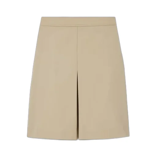 Pleated Wool Skirt