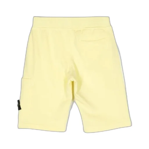Stone Island Junior Compass-Patch Cargo Track Shorts