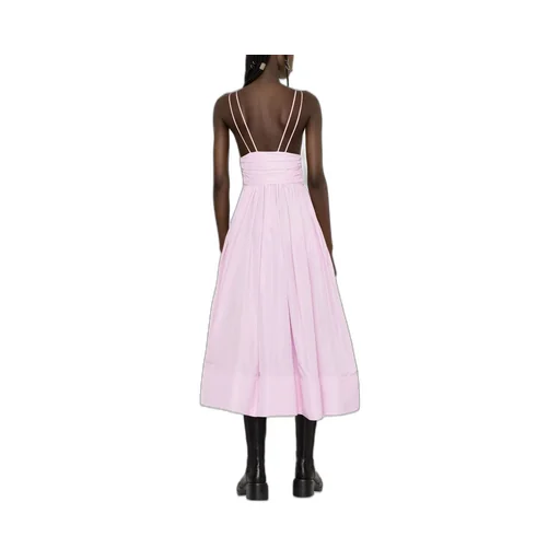V-Neck Midi Dress