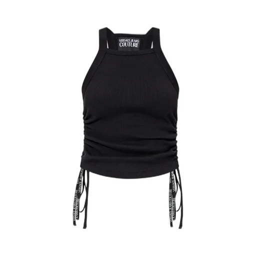 Lace-Up Halterneck Top