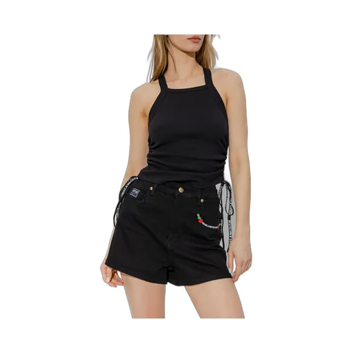 Lace-Up Halterneck Top