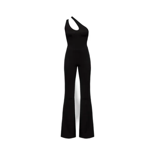 Pinko Cut-Out Sleeveless Flared-Leg Jumpsuit