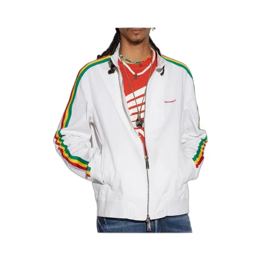 Dsquared2 Zip-Up Long-Sleeved Bomber Jacket