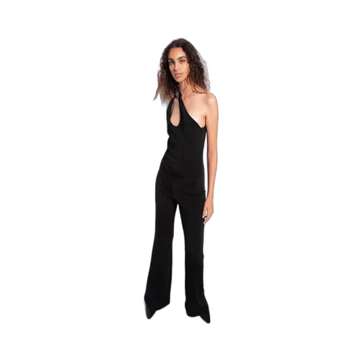Pinko Cut-Out Sleeveless Flared-Leg Jumpsuit