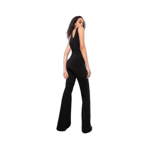 Pinko Cut-Out Sleeveless Flared-Leg Jumpsuit