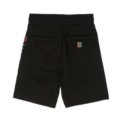 Givenchy Kids Logo Embroidered Drawstring Shorts