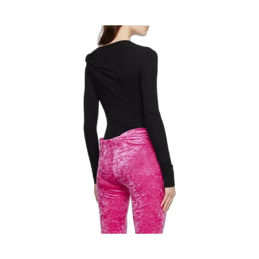 Off-Shoulder Long-Sleeve Bodysuit
