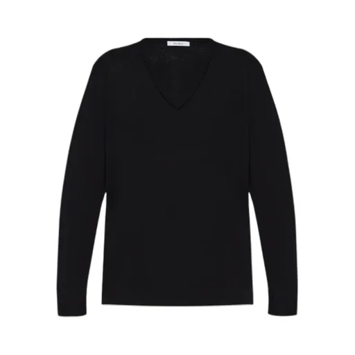 Max Mara V-Neck Long-Sleeved Jumper