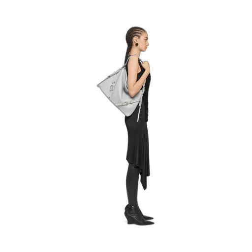 Givenchy Voyou Logo Detailed Medium Shoulder Bag