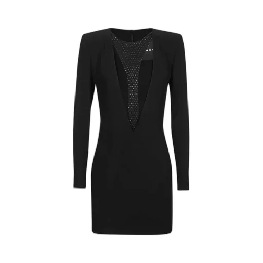 Mechi Rhinestone-Embelished Dress