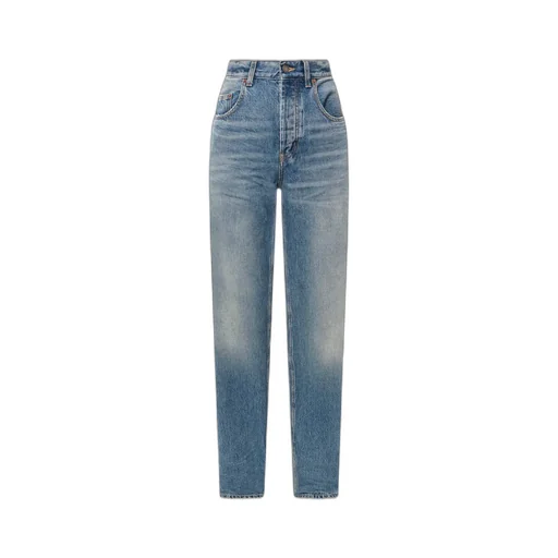 High-Rise Straight-Leg Jeans