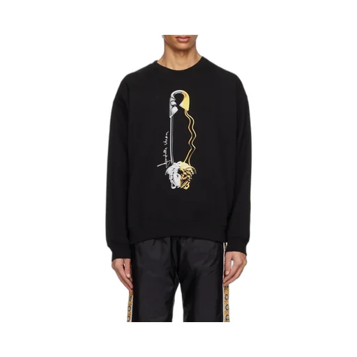 Safety-Pin Print Sweatshirt