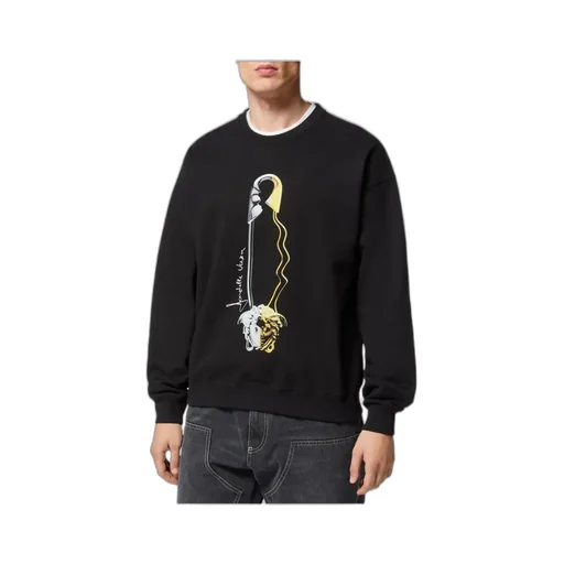 Safety-Pin Print Sweatshirt