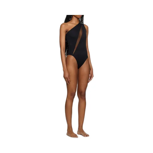 Versace One-Shoulder Cut-Out Swimsuit