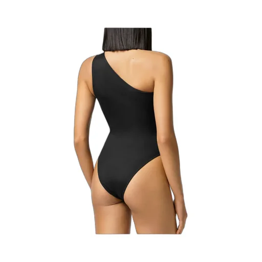 Versace One-Shoulder Cut-Out Swimsuit