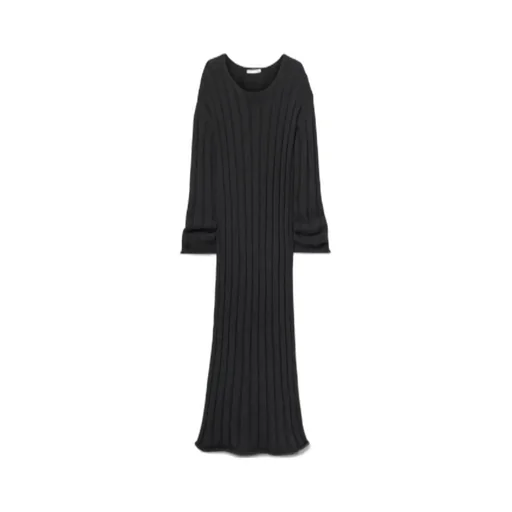 Danielas Rib Wool Blended Extra Long Dress