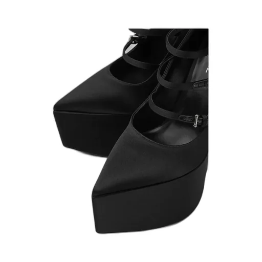 Versace Tempest Strappy Platform Pointed Toe Pumps
