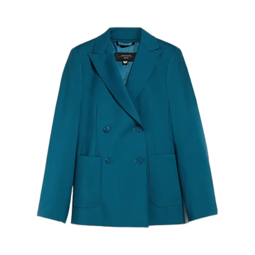 Weekend Max Mara Double-Breasted Long-Sleeved Blazer