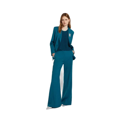 Weekend Max Mara Double-Breasted Long-Sleeved Blazer