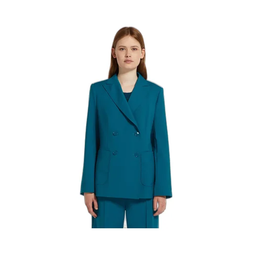 Weekend Max Mara Double-Breasted Long-Sleeved Blazer