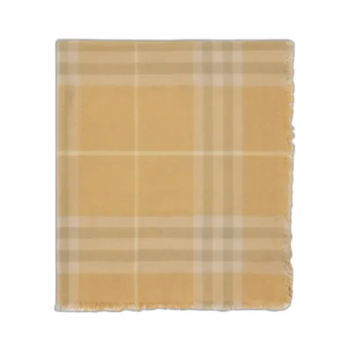 Burberry Vintage Check Fringed-Edge Scarf
