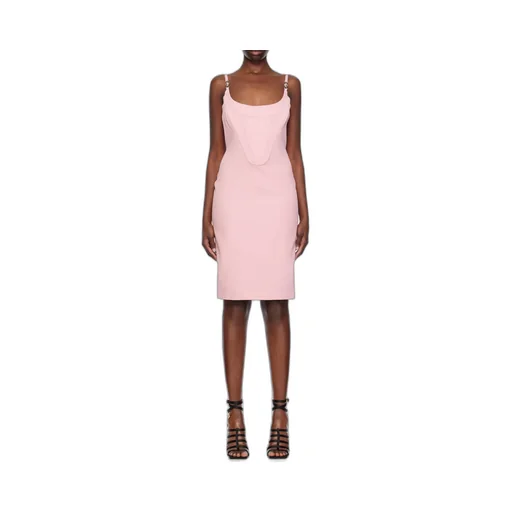 Versace Sleeveless Crepe Midi Dress
