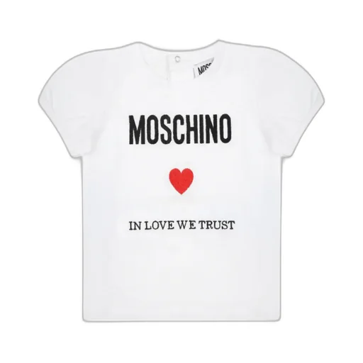 Moschino Kids Logo-Embroidered Crewneck T-Shirt